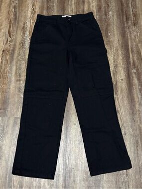 Everlane Utility Pants Women's 00 Black Spring Lightweight Everyday Pants